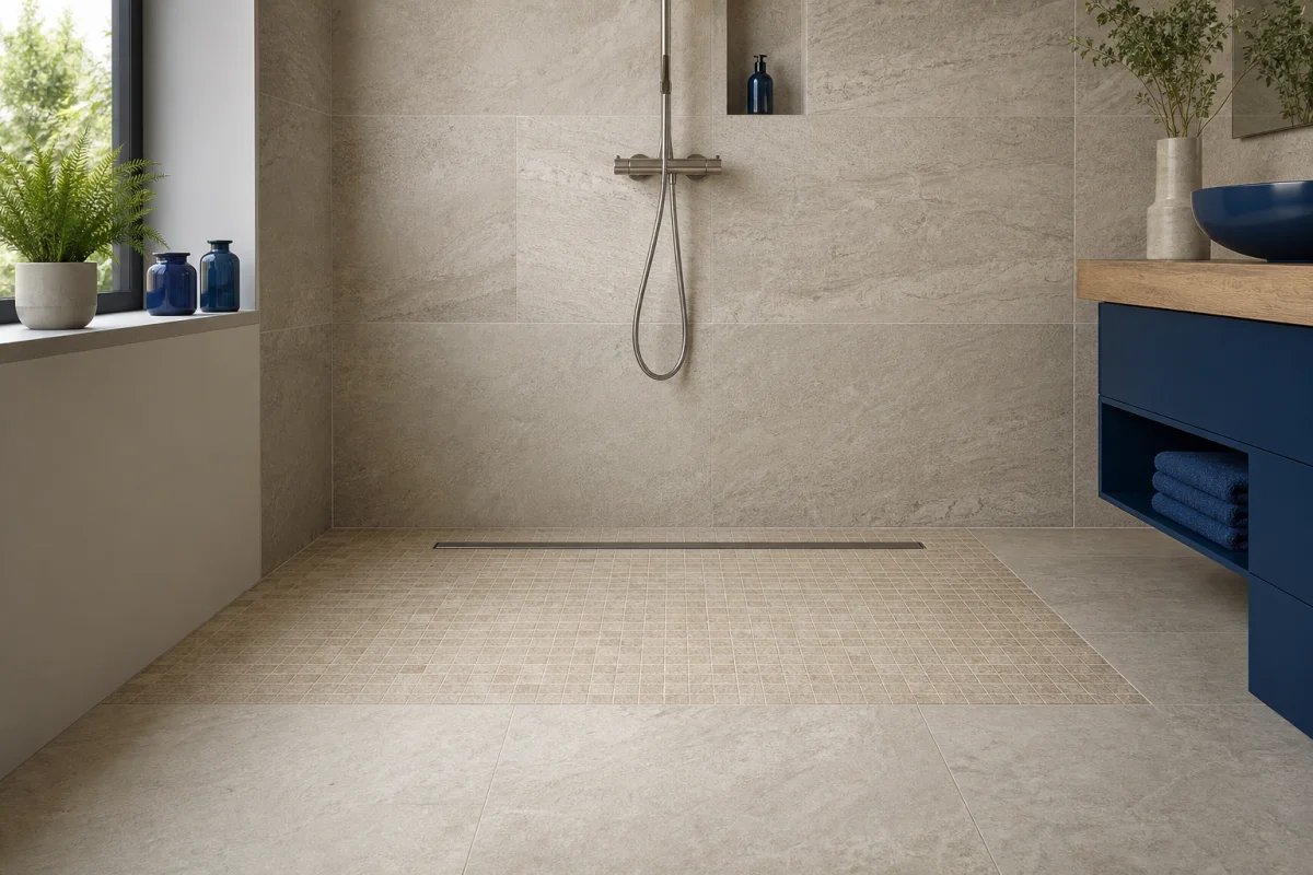 pose receveur douche italienne