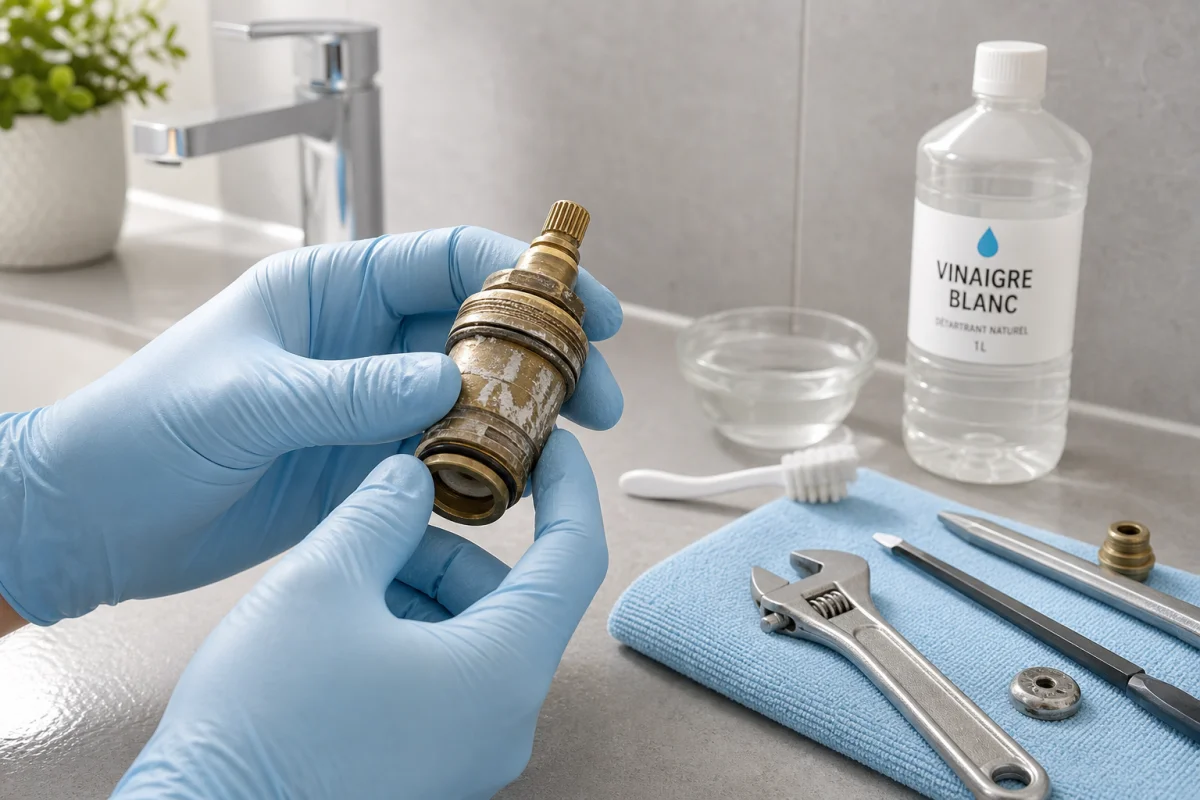 problème mitigeur eau chaude eau froide