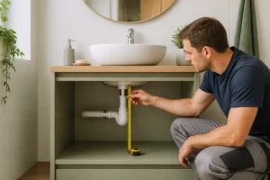 norme évacuation lavabo