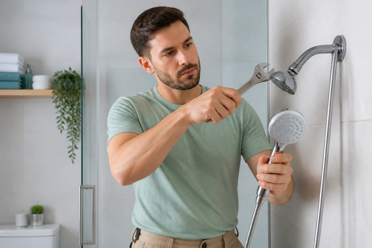 Comment remplacer un pommeau de douche