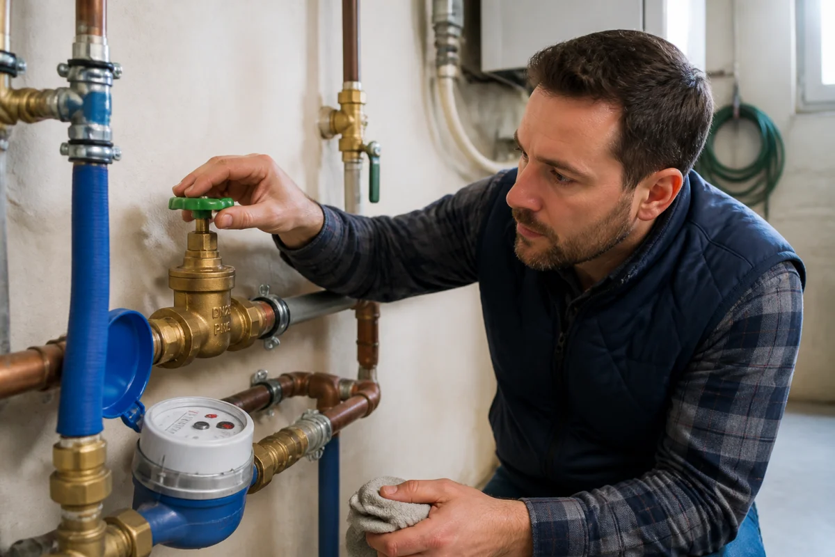 Couper l'eau à la maison en toute sécurité