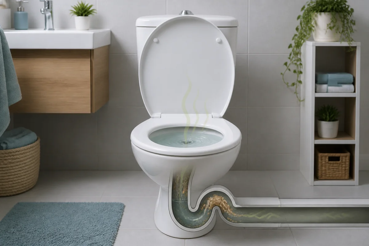 Odeur d'égout dans les wc comment identifier la cause et retrouver un air sain